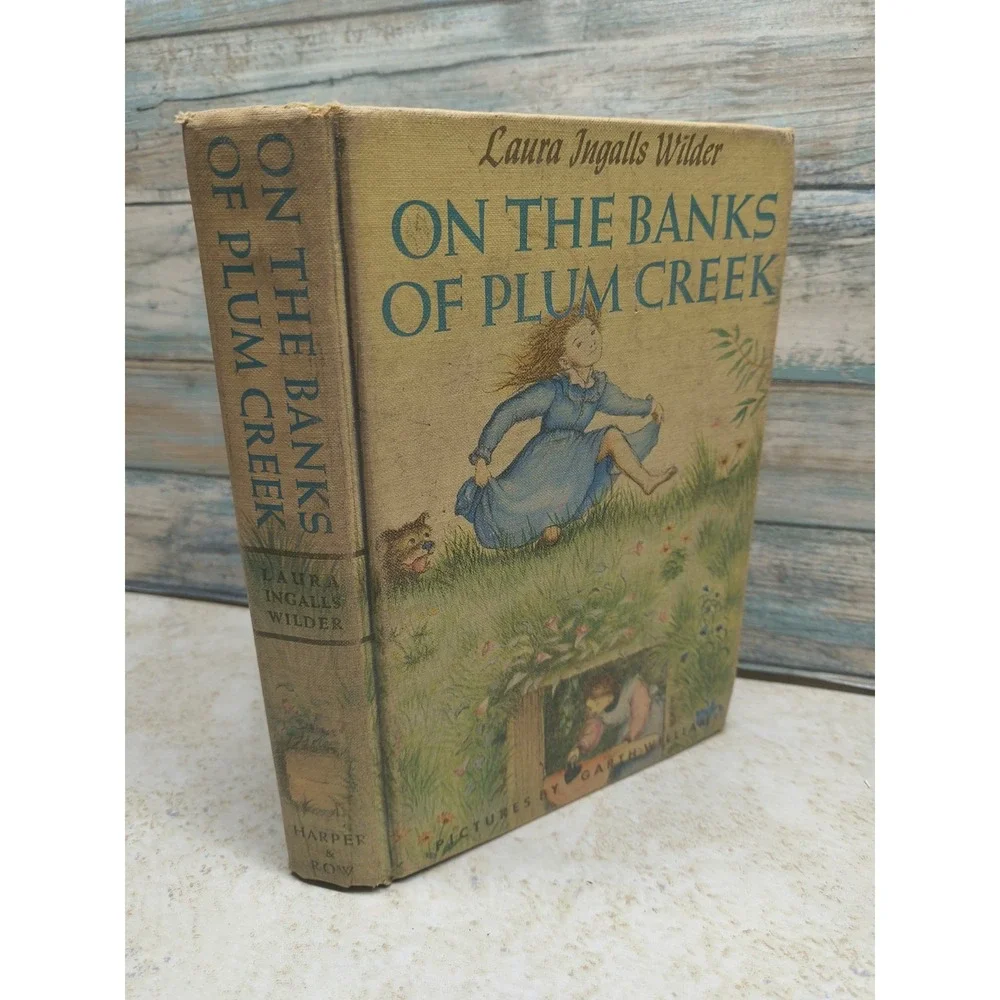On‎ The Banks Of Plum Creek Laura Ingalls Wilder Hardcover 1953 Harper Row